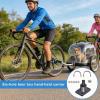 Bike Trailer Hitch - Bicycle Trailer Coupler | Release Steel Linker,Garage Outdoor Road Trip Camping Grocery Vacation Commuting Stroller Or Children's Trailers, Cargo and Pet,Black Adapter view 4