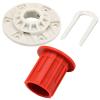 Permanent Polystyrene Operate Wheel Three Wheeled Washer Basket Multiple Compatible Ensures Efficient Function Three Wheeled Washer Basket Replacement view 1