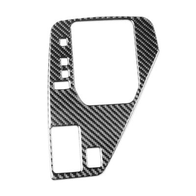 Real Carbon Fiber Car Central Gear Shift Panel Sticker Interior for Subaru Crosstrek/Impreza Accessories 2024-2026 2025 - C