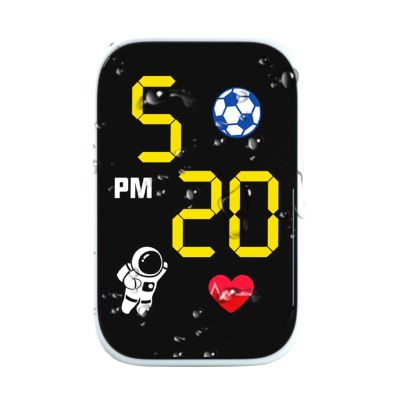 Motorcycle Clock,Small Waterproof Watch | Motorbike Digital Clock LED Lighted,for Cycling Enthusiasts Commuting Urban Road City Riding Short Trips Men Women