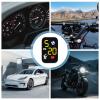 Motorcycle Clock,Small Waterproof Watch | Motorbike Digital Clock LED Lighted,for Cycling Enthusiasts Commuting Urban Road City Riding Short Trips Men Women view 4