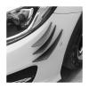 Xiqaler 6 PCS Car Spoiler Canards Kit, Soft Auto Front Bumper Lip Splitter Anti-Collision Diffuser, Self-Adhesive Side Canard Splitter Fin Exterior Decorative Stickers for Most Vehicles (Carbon Fiber) view 1