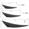 Xiqaler 6 PCS Car Spoiler Canards Kit, Soft Auto Front Bumper Lip Splitter Anti-Collision Diffuser, Self-Adhesive Side Canard Splitter Fin Exterior Decorative Stickers for Most Vehicles (Carbon Fiber) view 2