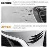 Xiqaler 6 PCS Car Spoiler Canards Kit, Soft Auto Front Bumper Lip Splitter Anti-Collision Diffuser, Self-Adhesive Side Canard Splitter Fin Exterior Decorative Stickers for Most Vehicles (Carbon Fiber) view 3