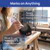 Oil-Based Tire Lettering & DIY Detail Pen Waterproof | Quick-Dry | Permanent, Premium Non-Fading Tire Marker, Paint Pens for Tires, Wood, Rock, Fabric, Glass, Ceramic, Metal, Plastic (Blue) view 3