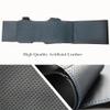 DIY Hand-Stitched Car Steering Wheel Covers, for Toyota Tundra 2012, Breathable Leather Steering Wheel Cover view 3