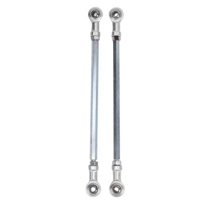 ATV Tie Rods Kits, Steering Ball Joint Tie Rod Kit 280mm Steel Alloy Silver for Quad Dirt Bike ATV Go Kart with 8mm Ball Head Inner Diameter
