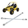 ATV Tie Rods Kits, Steering Ball Joint Tie Rod Kit 280mm Steel Alloy Silver for Quad Dirt Bike ATV Go Kart with 8mm Ball Head Inner Diameter view 3