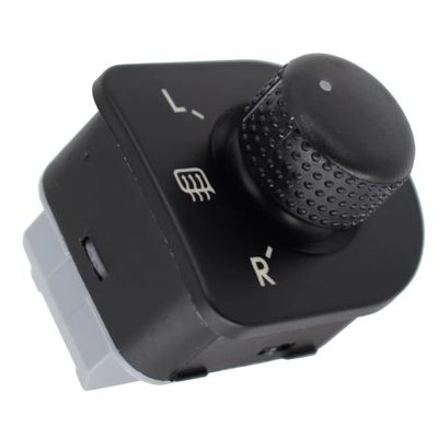 Power Mirror Control Switch, Mirror Control Module, for VW, for Bora MK4 1998-2004 Electric Mirror Switch Electric Mirrors Heat Control Knob 1J1959565F