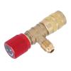 JTLB Refrigerant Charging Valve Liquid Safety Valve for R22 R410 R134A R404 with Knurled Knob and Thickened Brass Construction for HVAC Refrigeration Systems view 3