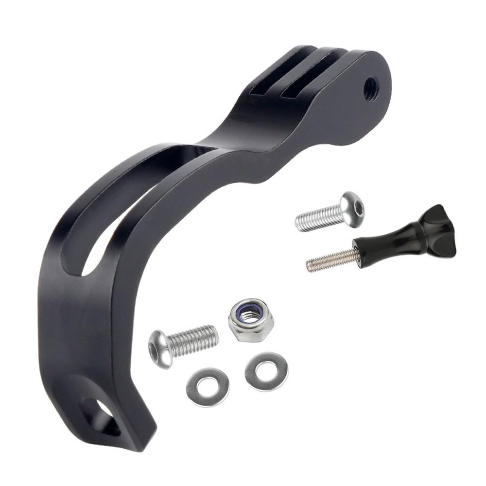 Decours Compacts Bike Fork Camera Mount Light Weight Bike Aluminum Extension Brackets for Expanded Shootings Angles Shockproofed Fork Mount