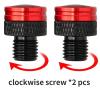 Hole Plugs Motorcycle CNC Rearview Side Mirror Hole Cap Plug Accessories 2Pcs For Z800 2013 2014 2015 2016 2017(Orange) view 3