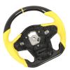 Estink Carbon Fiber Steering Wheel with Yellow Stitching Perforated Leather for GR A90 J29 2020 to 2023 view 2