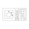 MOICEYHF LW28-32 32A Cam Switches Rotary Switch Changeover Control Switch Panel Mounted for Electrician Using Tools(1-2-3,8P-32 terminals) view 2