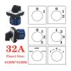 MOICEYHF LW28-32 32A Cam Switches Rotary Switch Changeover Control Switch Panel Mounted for Electrician Using Tools(1-2-3,8P-32 terminals) view 3