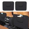 2 Pack Leather Kick Mats Back Seat Protectors for Range Rover Evoque 2011-2024, Waterproof Seat Back Cover Easy Clean Auto Interior Protection Accessories,Black-1 view 2