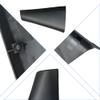 Roiler Rear Door Pillar Interior Trim Replaces 72940-T5A-003ZA, 72940T5A003ZA, Rear Inner Triangular Trim Compatible with Honda FIT/Jazz GK5 2015-2018, 1 pc Unpainted Black (Rear Right) view 4