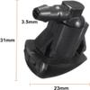 2 Pack Vehicle Windshield Washer Spray Nozzle, for Toyota for Sienna 2008 OEM:85381-AE020, Front Windshield Washer Nozzle view 3