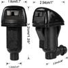 2 Pack Vehicle Windshield Washer Spray Nozzle, for Toyota for Ist MK1 2003 OEM:85381-AE020, Front Windshield Washer Nozzle view 2