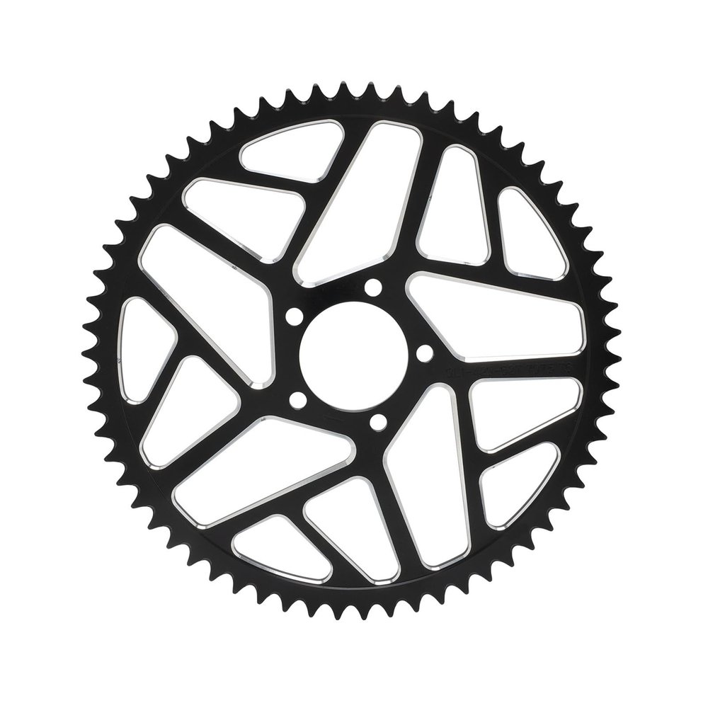 HJUANLSD Motorcycle 7075 Aluminum 58T 62T Sprocket 106L 112L 120L Chain Set Kits Compatible with Sur-Ron Electric Cross-Country Bike(Black 58T)
