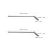 SOESFOUFU 2pcs Elevator Track Cleaner - Metal Groove Crevice - 8mm+10mm Trash Remover Tool Set for Deep Cleaning Slot Gaps Home Commercial Maintenance Kit view 2