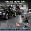 SHNOSU Garage Floor Mat 2.8mm Diamond Plate Waterproof Flooring Roll PVC Rubber Mat for Under Car, Heavy Duty Non-Slip Floor Protector for Garage, Warehouse, Gym, Basement (Grey, 3FTx55FT) view 2