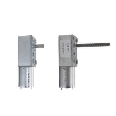 JGY370 DC6/12/24V M6x50/Regular shaft 2-150 RPM High Speed Reducer Metal Gear Motor Reversible Low Speed Worm Gear Motor(M6 x50 shaft,6 RPM,DC 24 volt)
