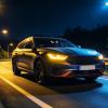 Devils Eyes Light for Cars Windshield, LED Eyes Light for Small Medium Cars, Blinking Rear Window Lamp for SUVs Trucks, Cool Car Accessories for Cars Windshield Rear Window (White#C) view 2