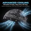 Cooling Headscarf Cap Paisley Pirate Head Scarf Men Set Elastic Motorcycle Helmet Wrap Headwear Liner Fit Breathable(3pcsa) view 2