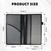 FXIANGWL Dreamy Galaxy Paw Prints Car Registration and Insurance Holder, RFID Blocking PU Leather Vehicle Document Organizer, Cute Car Accessories, Slim Glove Box Wallet Gift for New Drivers view 2