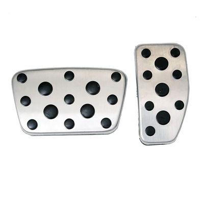 Stainless Steel Car Foot Fuel Pedals Accelerator Brake Pedal Pad Covers for Toyota Land Cruiser 200 LC200 for Lexus LX 570 LX570