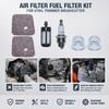 FS55R Air Filter Fuel Filter Kit For Stihl FS38 FS45 FS46 FS55 FS55C FS55RC FS45C HL45 KM55R KM55RC view 4