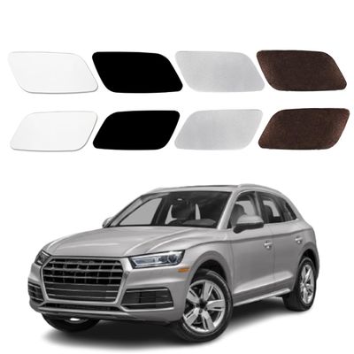 AUPSPUD Front Bumper Headlight Washer Cover Cap for Audi Q5 2018 2019 80A807753 80A807754 (Unpainted, Left)