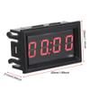 Thonlai LED Digital Car Clock, Super Bright Luminous Display with Hours Minutes Seconds Date Timer, Universal for Most Cars Boats Airplanes, Stylish Upgrade (Red) view 3