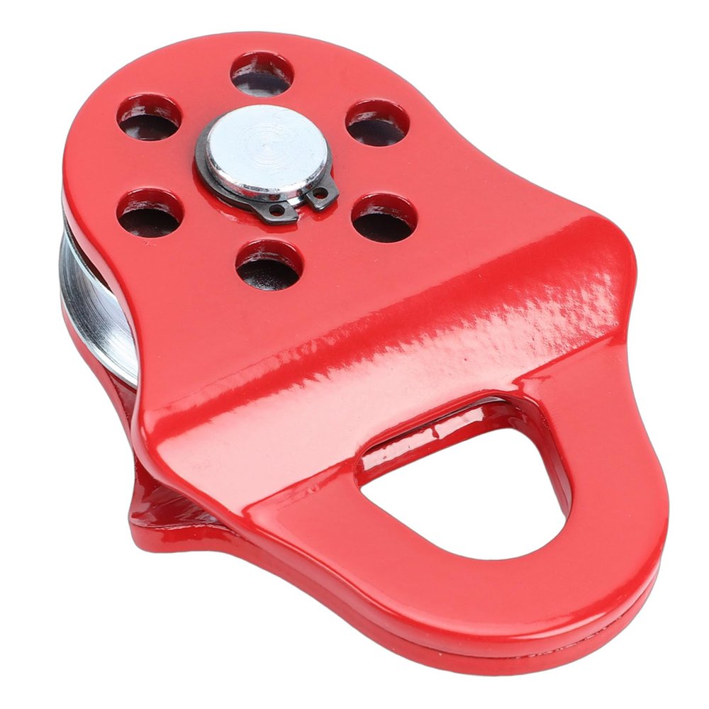 Winch Snatch Block, 3 Ton Heavy Duty Steel Pulley, Heavy Duty Winch Pulley, Towing with Greasable Adjustment 8mm Rope Diameter for Truck Tractor ATV UTV