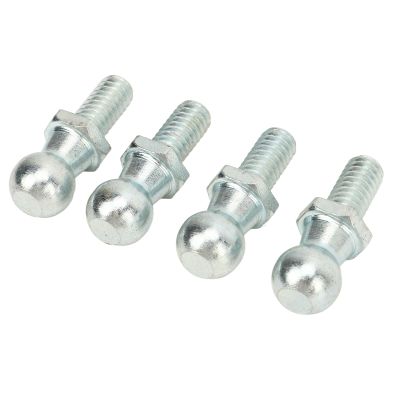 Jenivaint Heavy Duty 13mm Metal Ball Studs with 5/16-18 Thread, 4-Pack Ball Joint Connectors for Gas Lift, Tool Box, RV, Marine Shocks