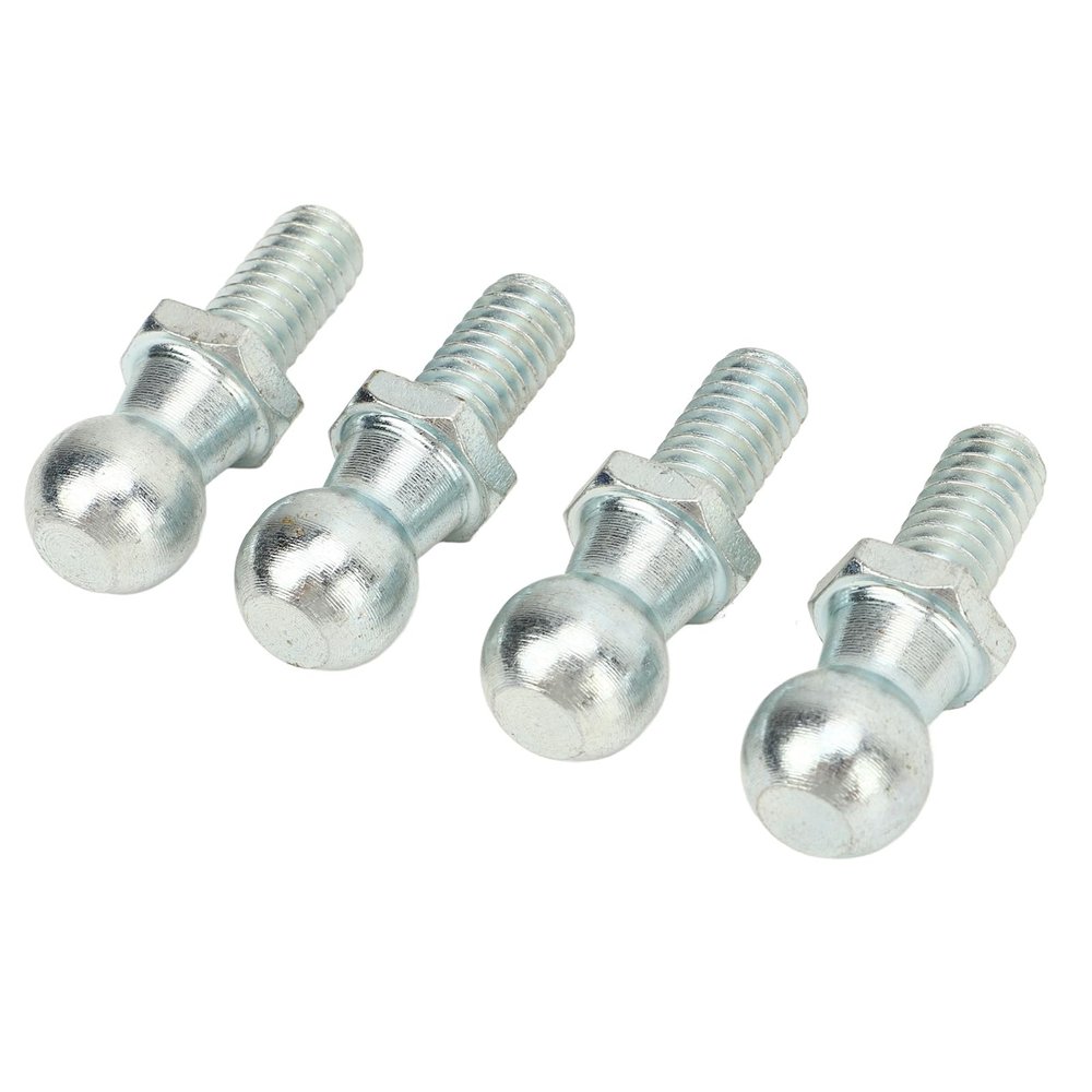 Jenivaint Heavy Duty 13mm Metal Ball Studs with 5/16-18 Thread, 4-Pack Ball Joint Connectors for Gas Lift, Tool Box, RV, Marine Shocks