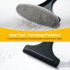 2-in-1 Window Screen Cleaning Brush Value Set with Squeegee, Wet & Dry Mesh Screen Cleaner Tool, Multi-Purpose Glass Cleaner Brush for Patio, Door, Porch Screens & Car Window (Yellow) view 3