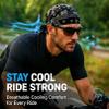 Qiamia Paisley Cooling Cap for Men, Breathable Bandana Helmet Liner, Sweat-Wicking, Comfortable for Motorcycle & Outdoor Work (1PCS(E)) view 3
