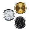 3-Pack Car Clocks 40mm Luminous Dashboard & Air Vent Mount, Quartz Analog Auto Watch for Marine Truck Home Decor, for Easy Install Stick-On view 1