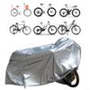Silver Motorcycle Cover Waterproof 230x130cm, Heavy Duty Outdoor Scooter Tarpaulin for Rain Snow Sun Protection, Fit for Motorcycles Scooters and view 4