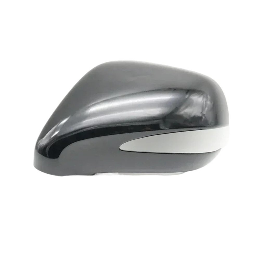 Wing Mirror Cover Car Rearview Mirror Cover Frame Turn Signal Light Glass Lens For Lexus RX270 RX350 RX300 RX450 2010 2011 2012 2013 2014 2015(1pcs black cover L)