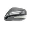 Wing Mirror Cover Car Rearview Mirror Cover Frame Turn Signal Light Glass Lens For Lexus RX270 RX350 RX300 RX450 2010 2011 2012 2013 2014 2015(1pcs black cover L) view 1
