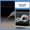 SKISUNO Heavy Duty Tow Strap with Hooks 4-Meter 3 Ton Steel Wire Tow Rope for Trucks and Vehicles Emergency Towing view 4