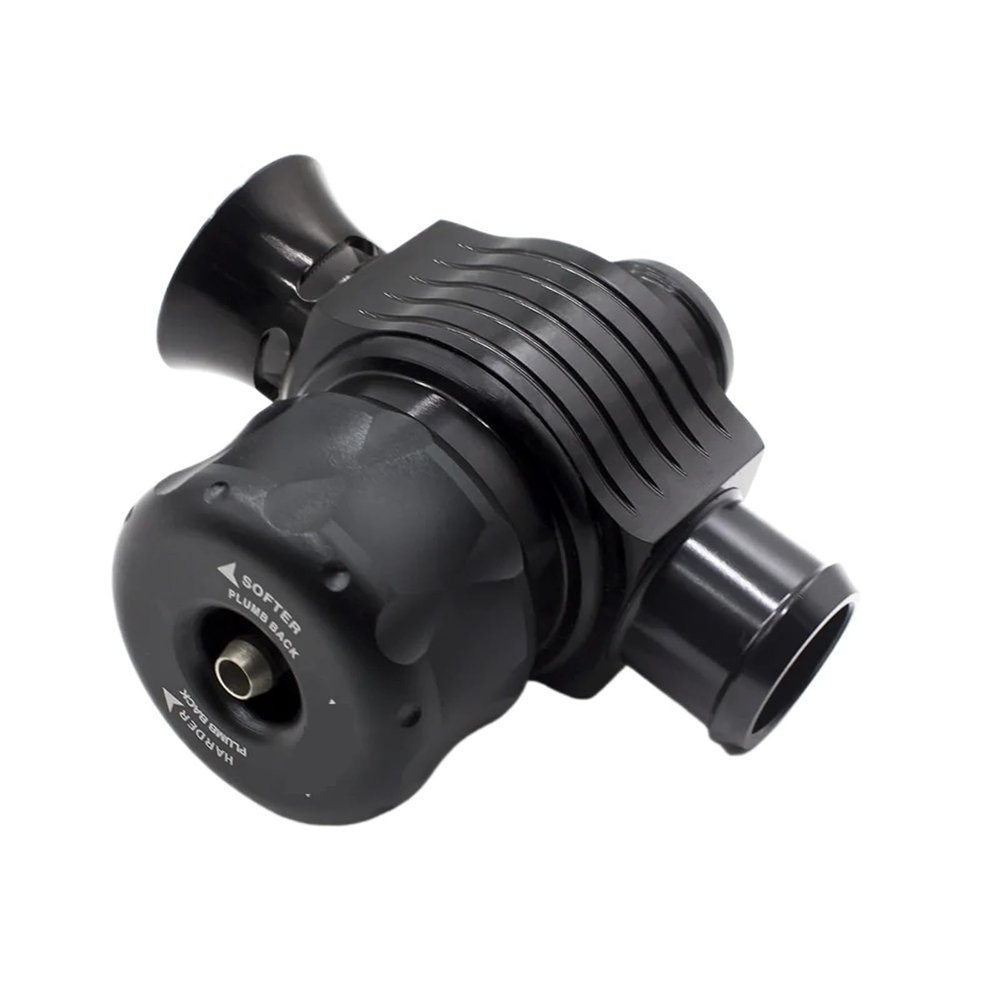 Universal Dual Port Blow Off Valve 25mm Black Diverter Dump BOV Adaptor YC100363-BK