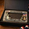 250th Anniversary Commemorative License Plate Frame, United States 250 Year American Car Plate Frame, Vintage 1776-2026 USA Flag Car Tag Holder, for Cars Trucks Suvs, Screws Included (a) view 2