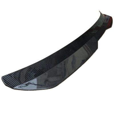 For BMW X1 E84 F48 2012-2020 Universal Car Tail Top Wind Spoilers Rear Trunk Roof Sport Wing(Fake Carbon Fiber)