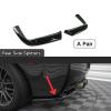 JGHRRFD A Pair Rear Side Splitters for Chevrolet for Corvette C5 1997-2004 Rear Bumper Corner Glossy Black Car Accessories Body Kit Plastic(Carbon Fiber Print) view 2