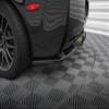 JGHRRFD A Pair Rear Side Splitters for Chevrolet for Corvette C5 1997-2004 Rear Bumper Corner Glossy Black Car Accessories Body Kit Plastic(Carbon Fiber Print) view 4