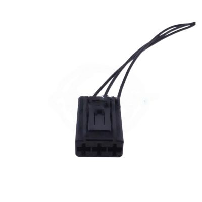 automotive wire connectors 1/5/10 Pcs 3 Pin 1823137-1 1823138-1 Automotive Male Female Docking Socket Connector 4G0919321A 4G0919321 Car maintenance(Female With Wires,1pcs)